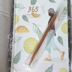 365 Days Blank Undated Planner